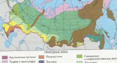 Природные зоны россии (4 класс, окружающий мир)