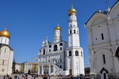 Колокольня Ивана Великого - достопримечательность Московского Кремля (сообщение для 2 класса)