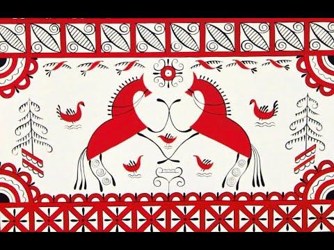 Краткое сообщение о мезенской росписи